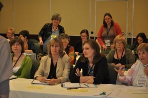 Attending a workshop at 2012 Ontario Writers' Conference